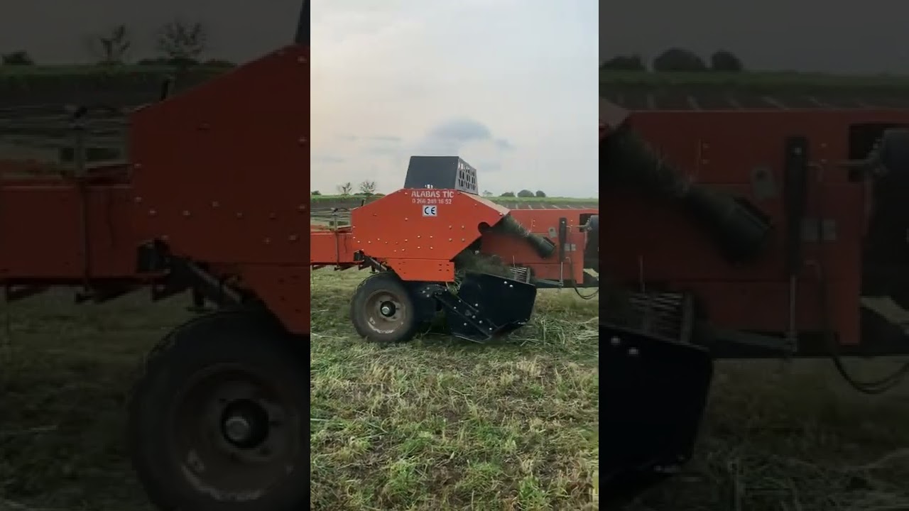 Fiğ ve Yulaf balyası yapımı.