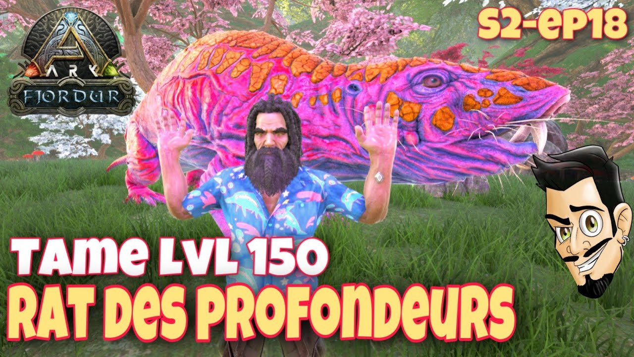 COMMENT TAMER un RAT DES PROFONDEURS UNIQUE ? taming Roll Rat - ARK FJORDUR FR - ARK FR -