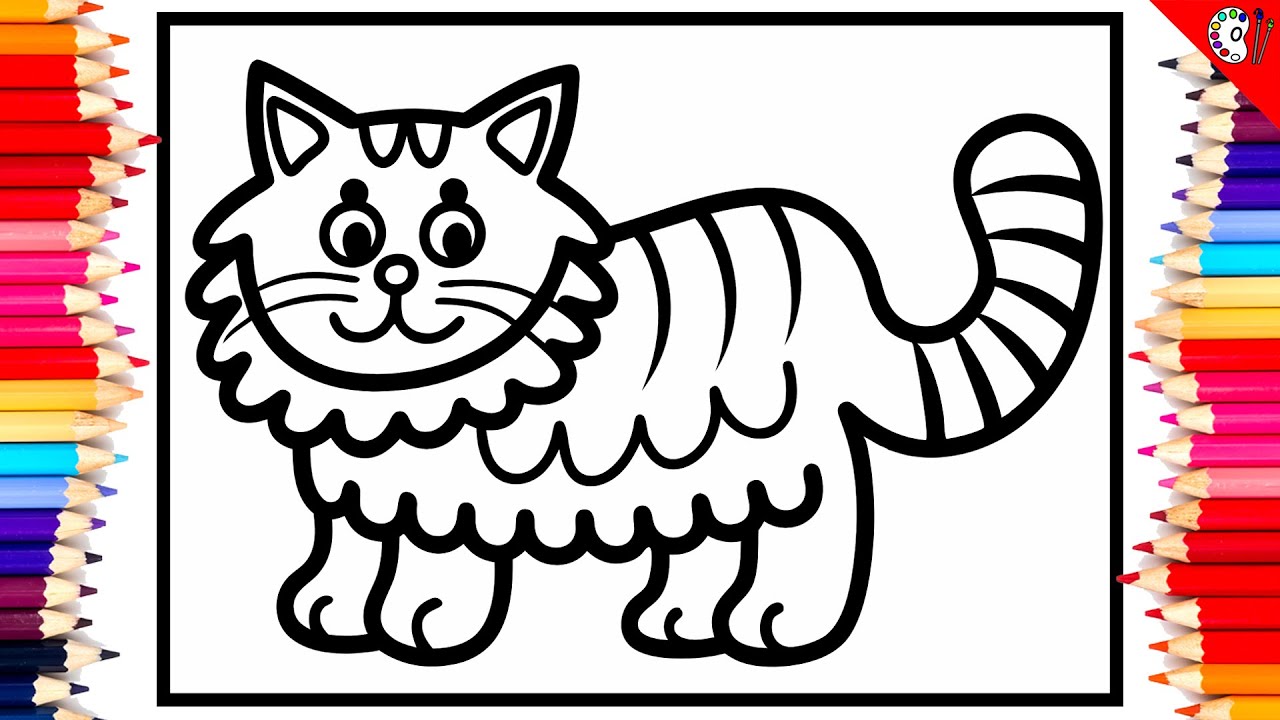 Adorable Cat Coloring Pages | Fun & Relaxing Art for All Ages!