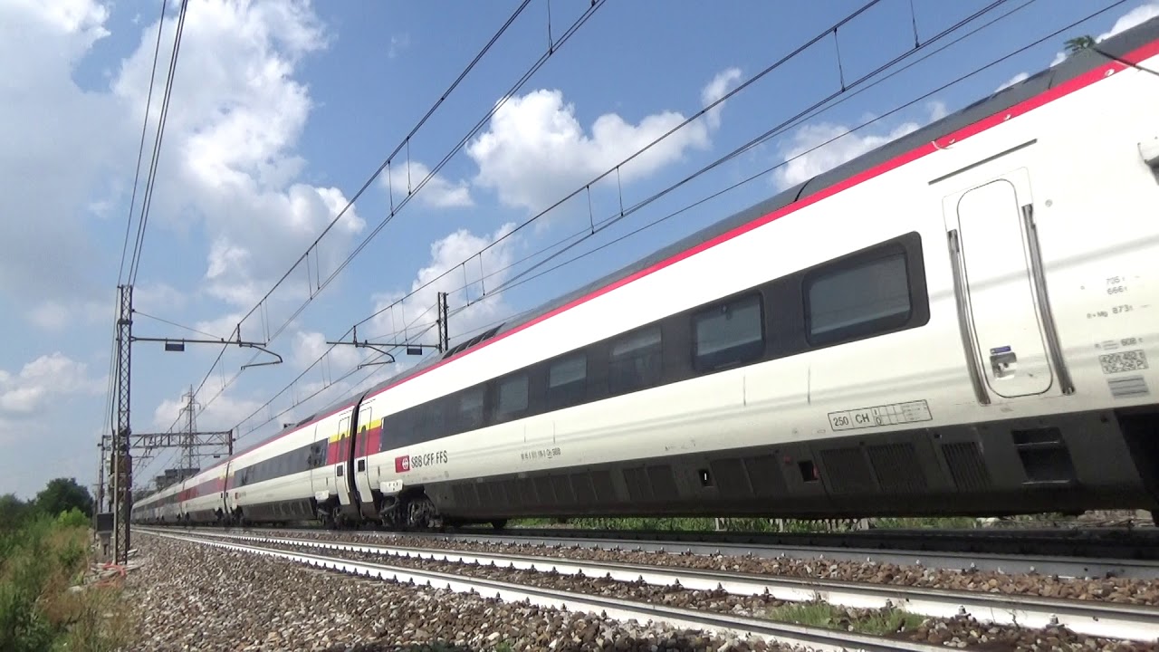 ETR610 SBB in transito sulla Milano-Venezia