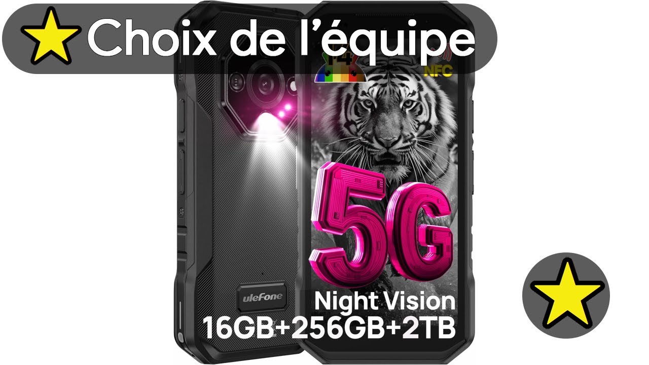 🏆 TOP 3 MEILLEUR SMARTPHONE INCASSABLE 5G 2025 🔥
