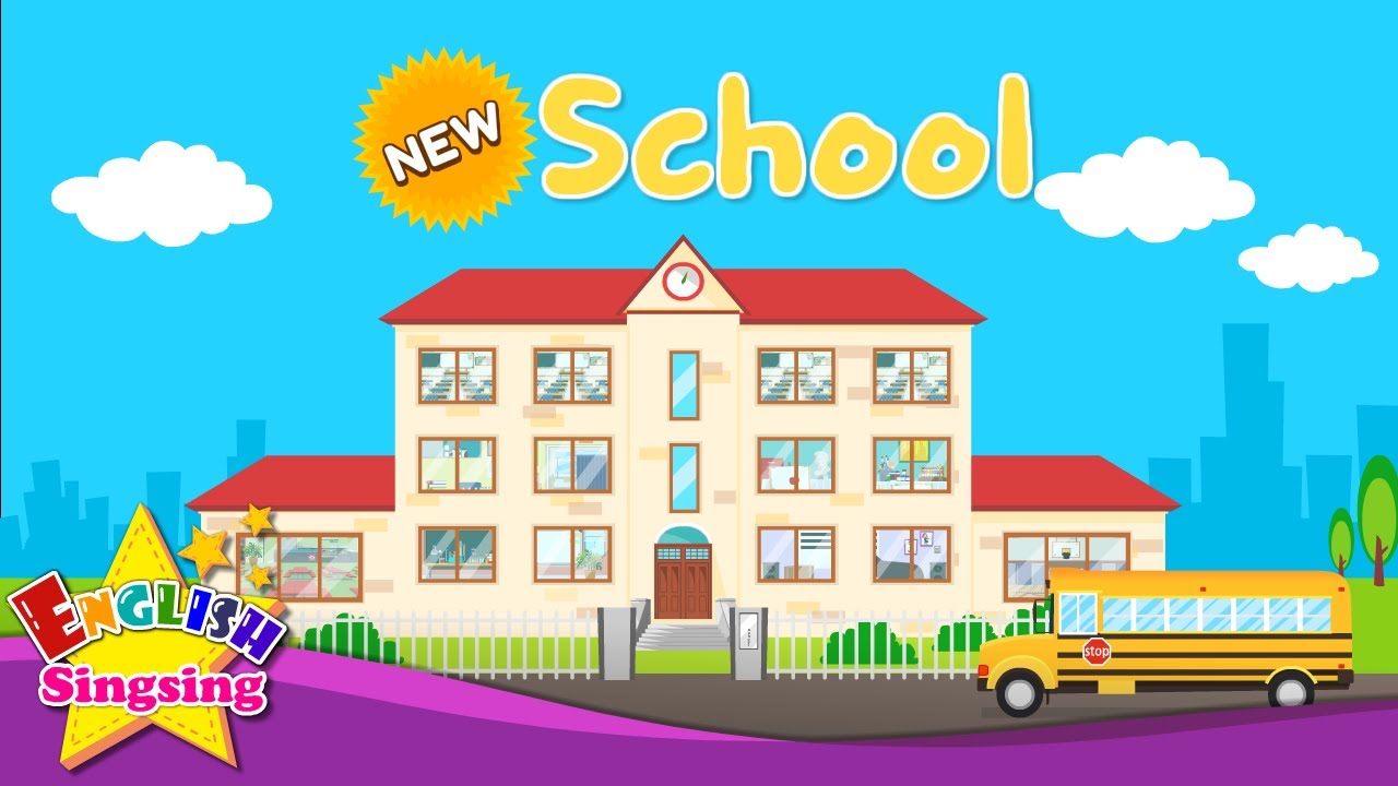 [NEW] School (v2) - Kids vocabulary - Learn English for kids - English educational video