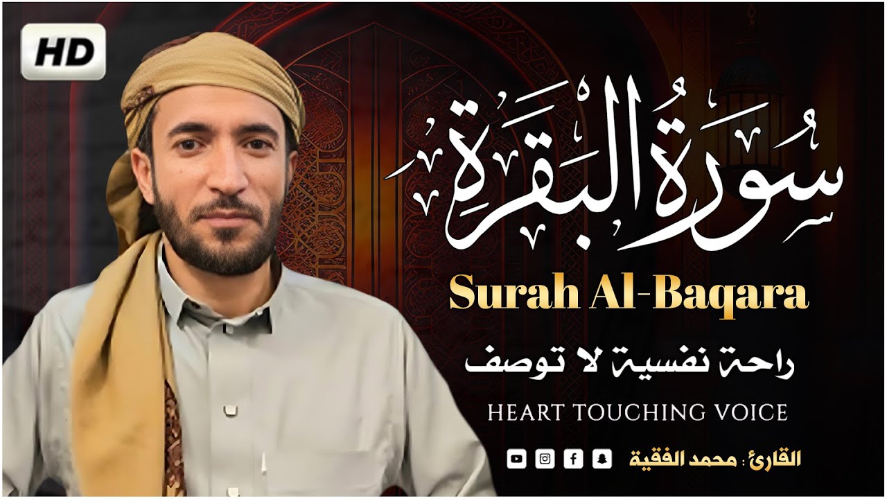 سورة البقرة تلاوة عذبة تبعث السكينة 💚😌 القارئ محمد الفقيه Mohamed AL Fakih