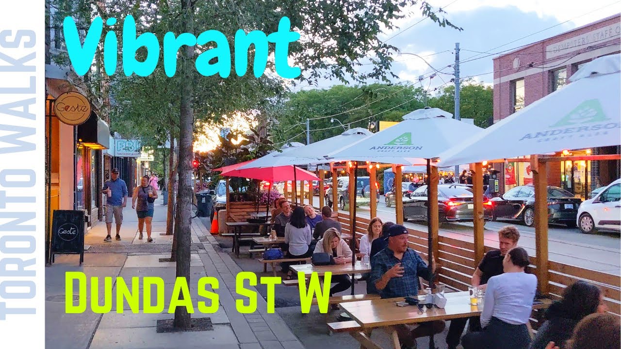 Amazing Dundas Street West Toronto Walk | Toronto 4K Walking Tour