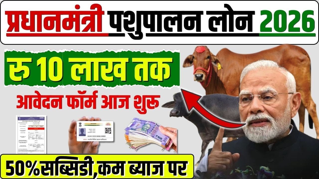 Animal Husbandry Loan 2026: Eligibility Criteria & Documents | गाय भैंस लोन कैसे लें | Apply Now!