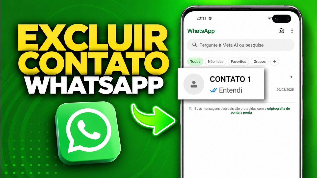 COMO APAGAR UM CONTATO DO WHATSAPP SEM A PESSOA PERCEBER