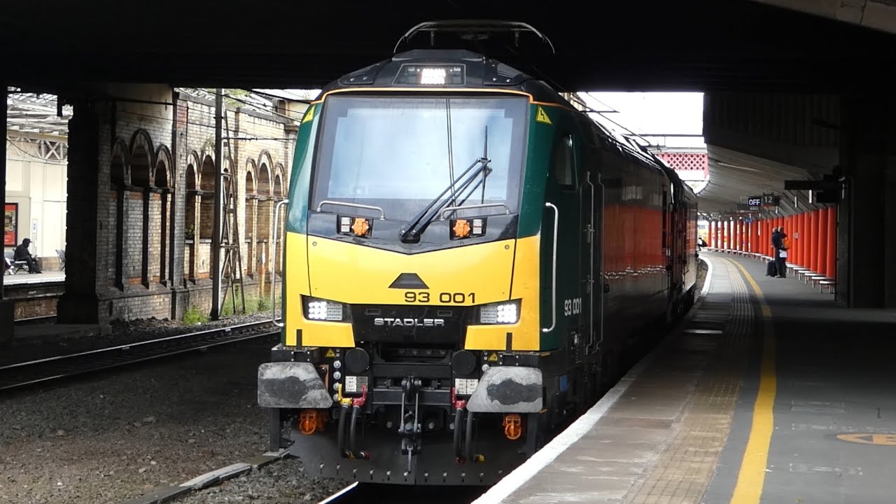 Rail Operations Group 93001 & 93007 Pass Through Crewe Various Times Whilst On Test 7/7/25 