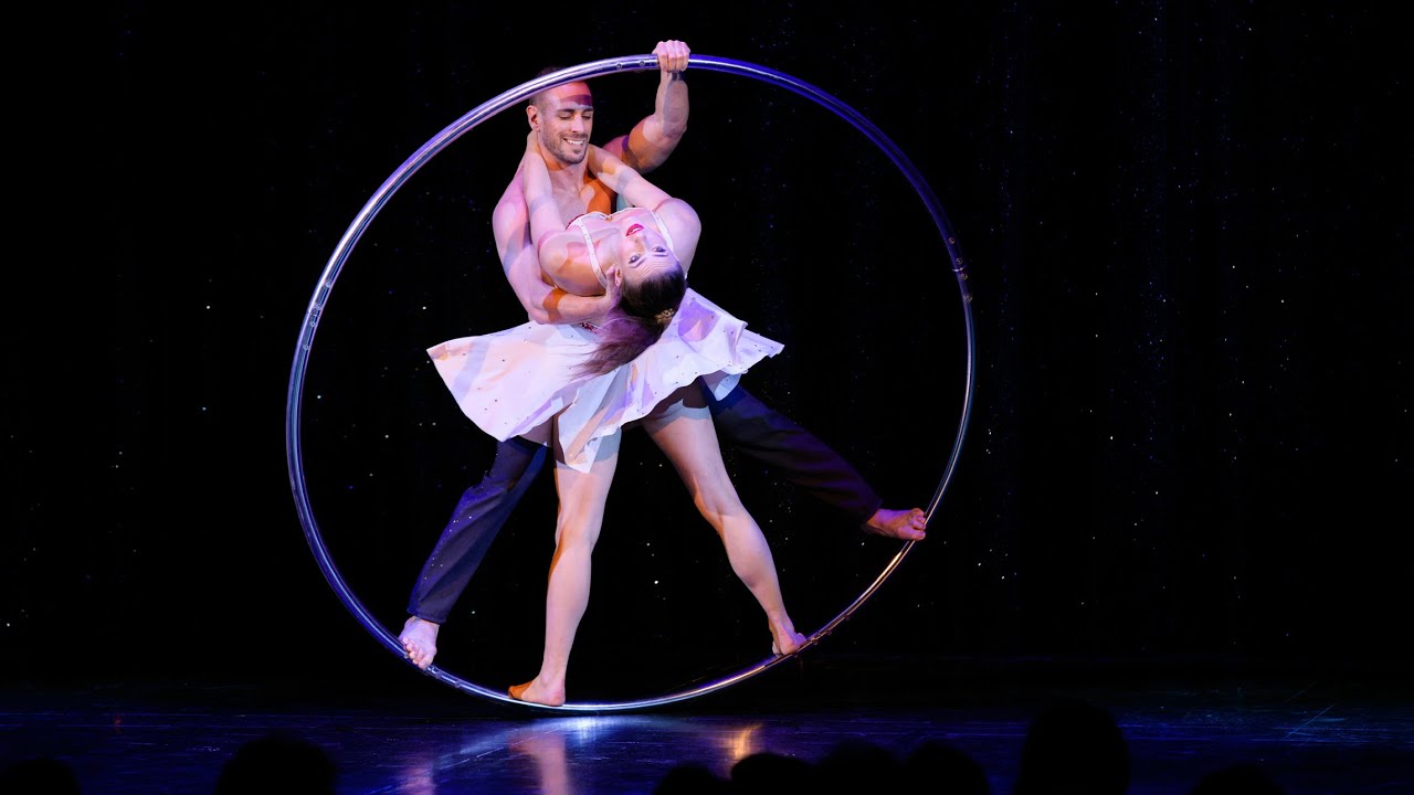 Duo Unity at the MOULIN ROUGE in Paris 2024 | Duo Cyr Wheel | Roue Cyr Duo