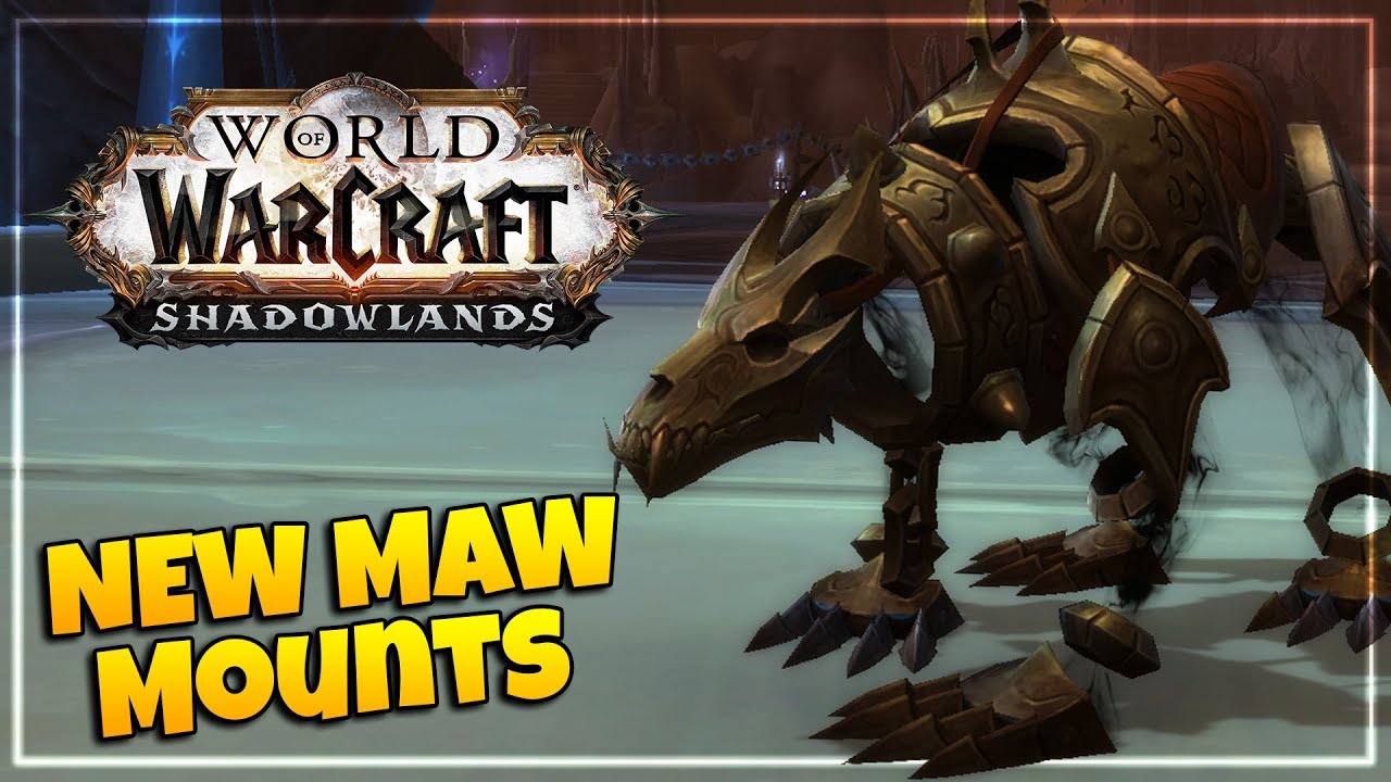 The Maw Mounts! | In-game Mount Preview | Shadowlands Alpha