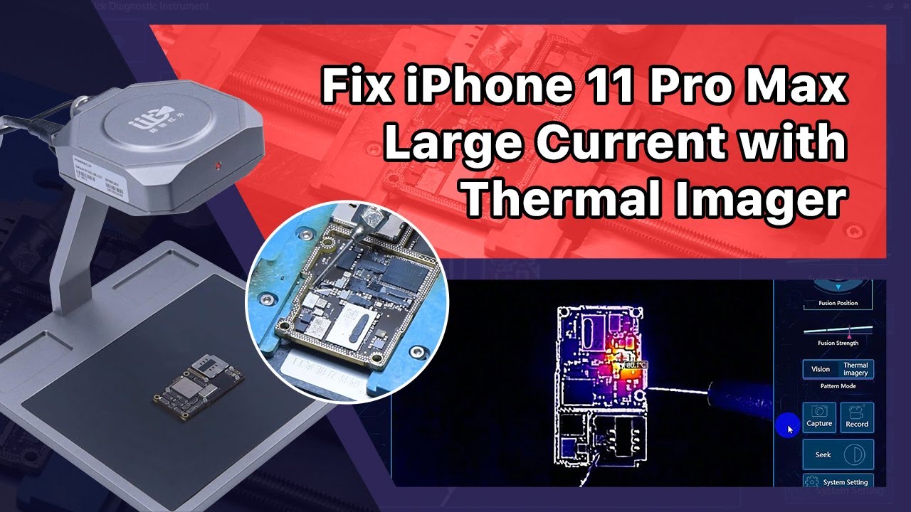 Fix iPhone 11 Pro Max Won’t Turn On with LINCSEEK Infrared Thermal Camera