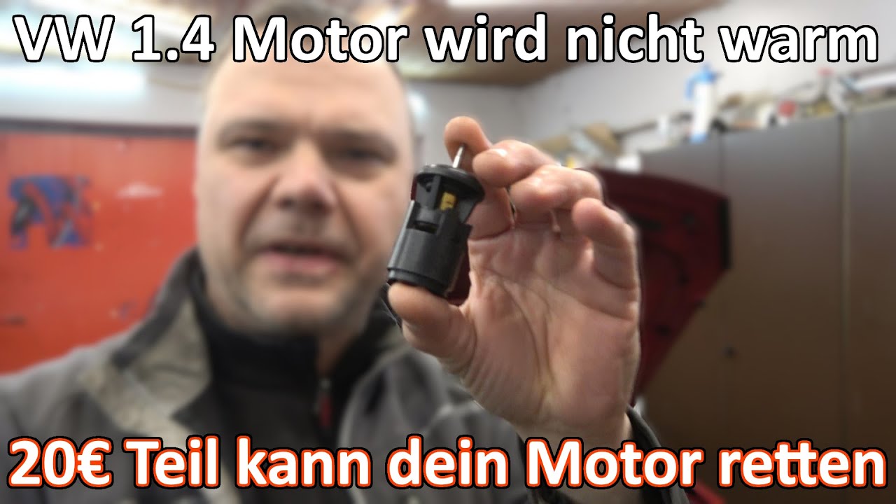 VW Golf 6 Thermostat wechseln  Motor wird nicht warm & Heizung kalt  1 4 Tutorial