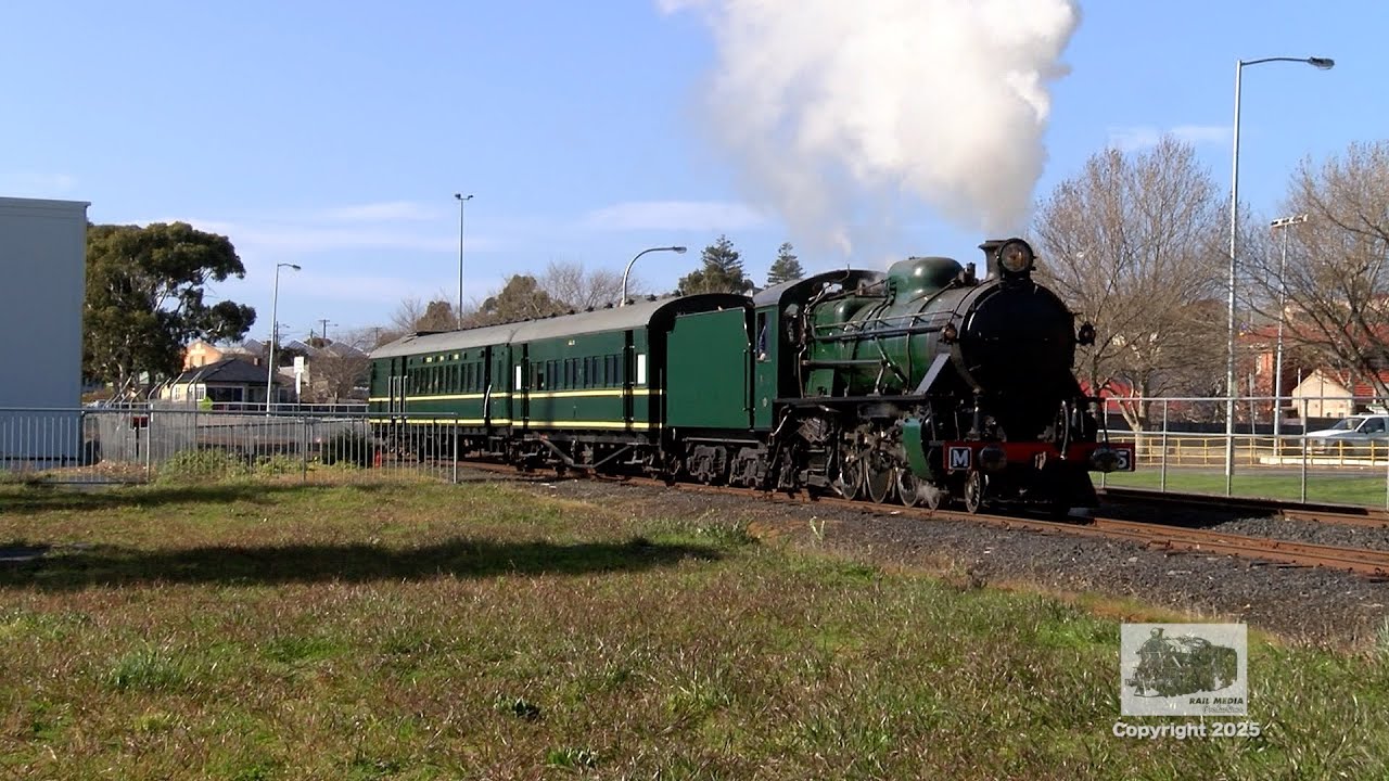 August steam in southern Tasmania