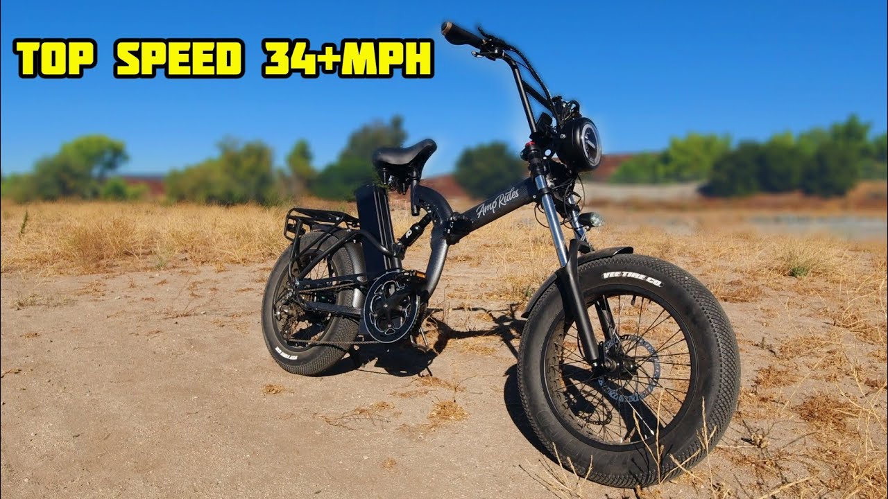 This is the Fastest Folding E-bike I have ever tested in my life! ft. Amp Rides 1500w Volt DS