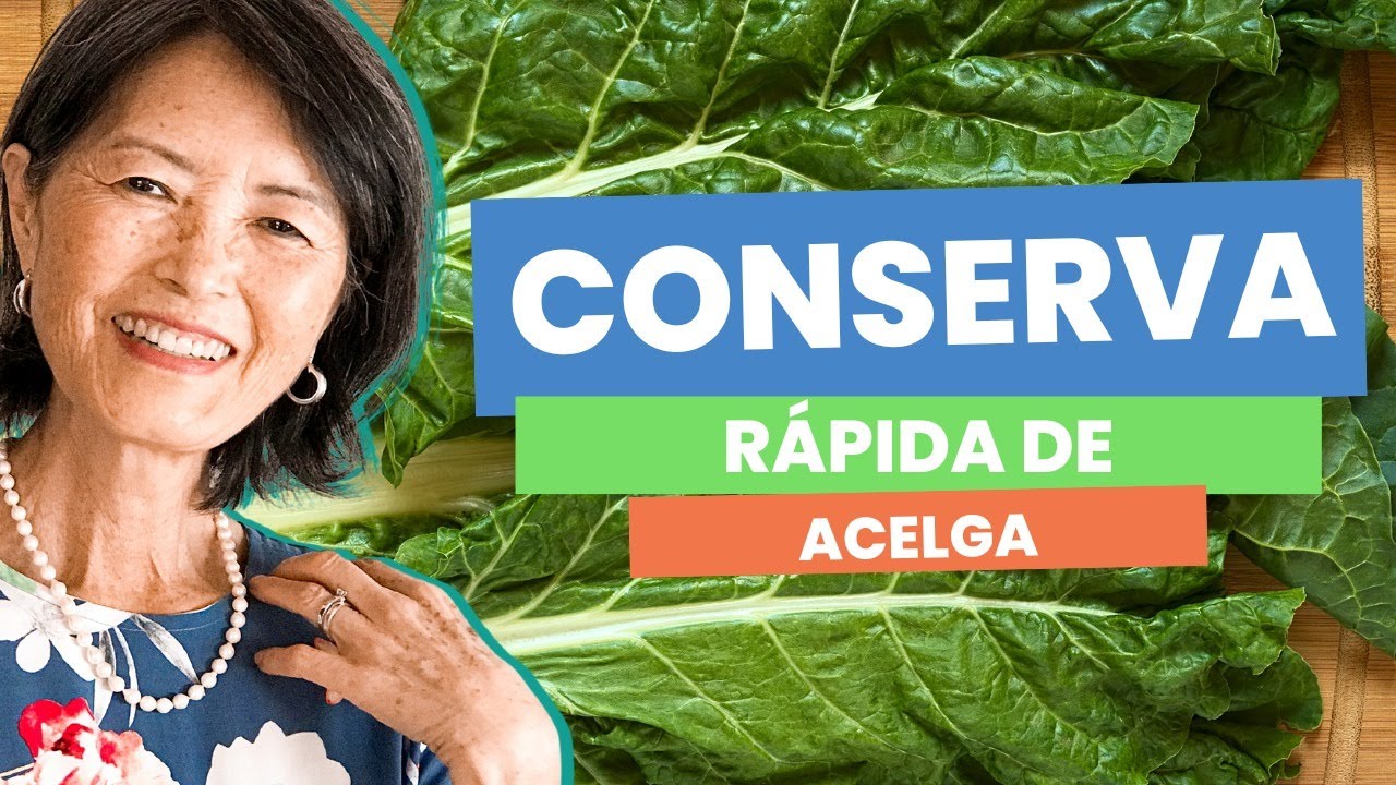 CONSERVA RÁPIDA DE ACELGA - CULINÁRIA JAPONESA