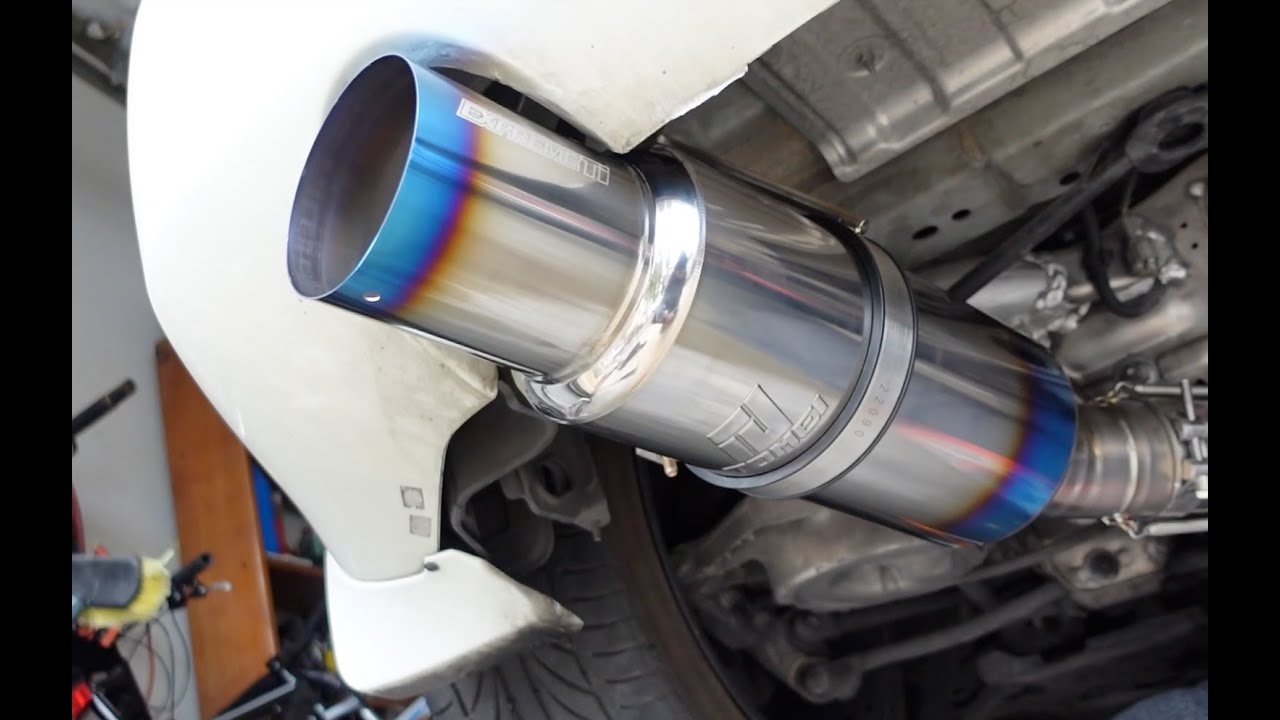 TOMEI EXHAUST INSTALL ON 350z
