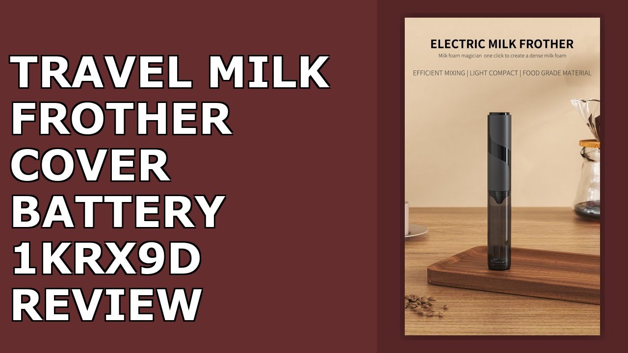 Travel Milk Frother with Cover, Battery-Operated Electric Foam Maker Frother Wand, Milk Review