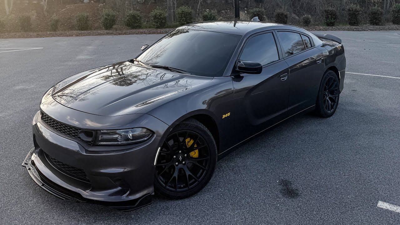 STRAIGHT PIPED CHARGER R/T CUTTING UP AGGRESSIVELY IN TRAFFIC | POV DRIVE