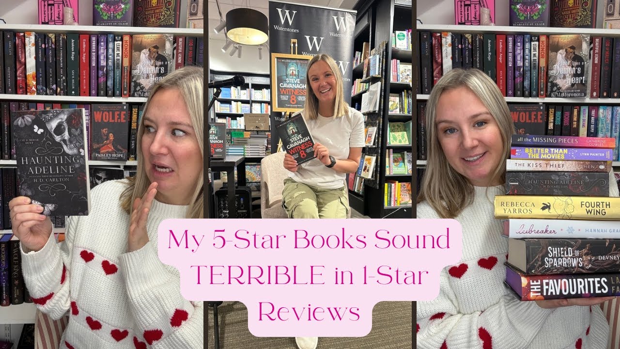 My 5-Star Books Sound TERRIBLE in 1-Star Reviews (But I Still Recommend Them)