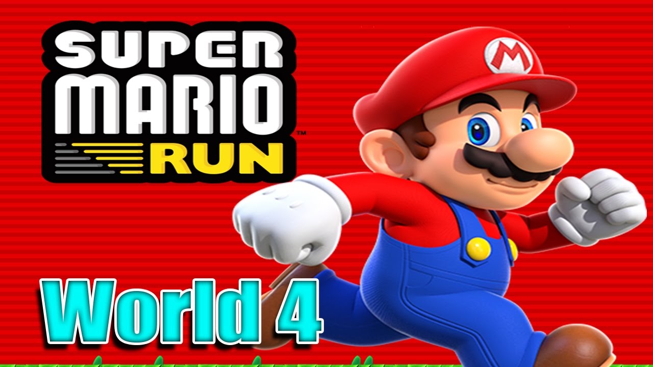 Super Mario Run - World 4 All Levels / Boss Level Gameplay Walkthrough #4