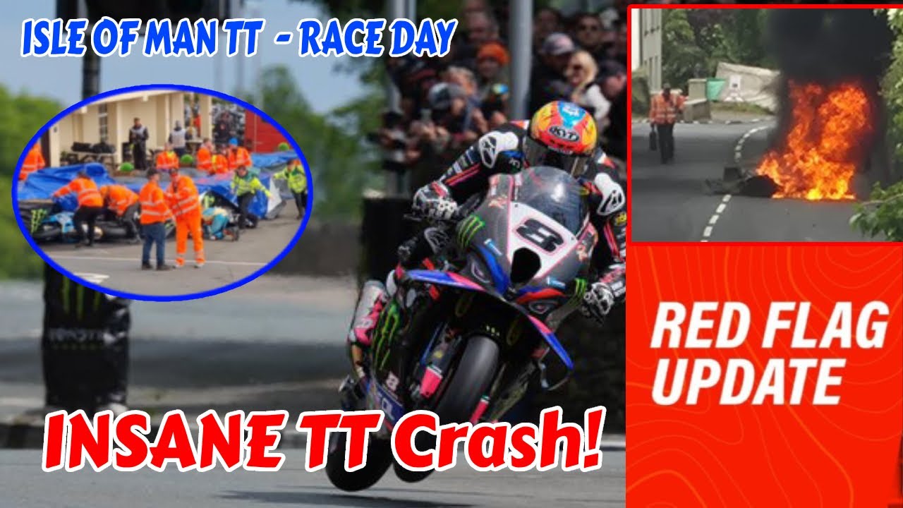 Insane Isle of Man TT Race Day - Crashes & Highlights Update