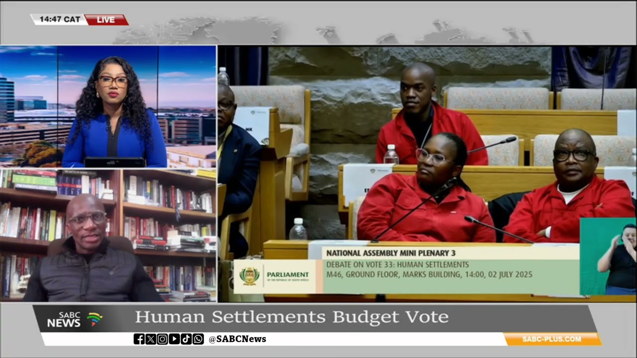 Human Settlement Budget | Prof. Ntsikelelo Breakfast weighs in
