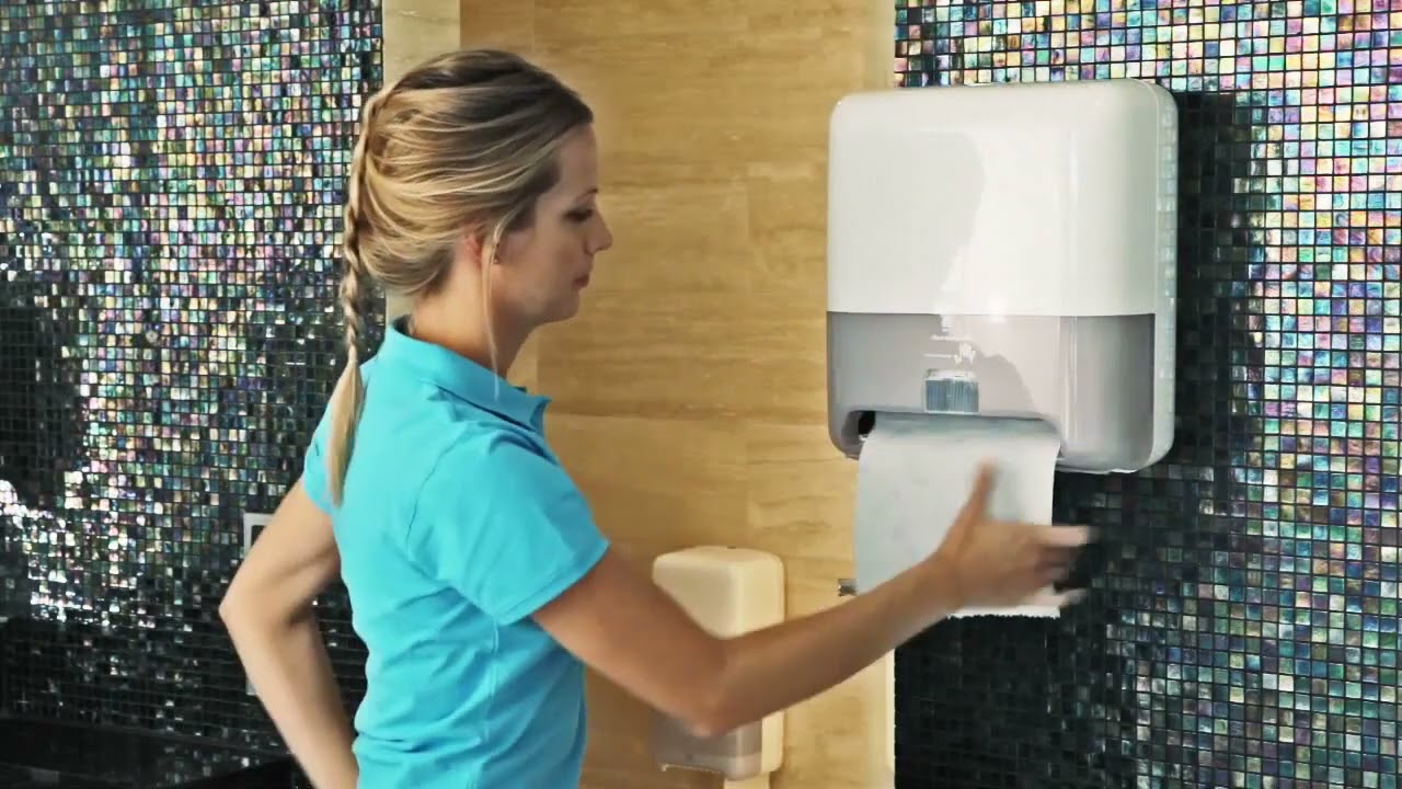 Distributeur pour rouleau essuie-mains Intuition blanc Tork H1