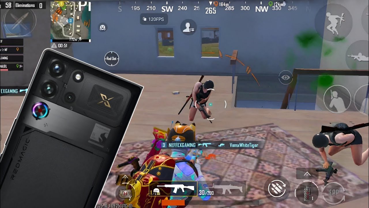 PUBG Mobile 120FPS ULTIMATE ROYALE Test on Red Magic 10S Pro 🔥 | Smoothest Gameplay Ever!