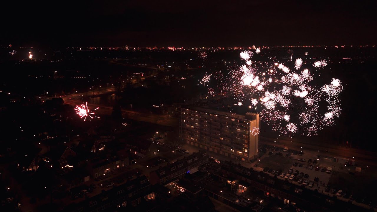 Fireworks 1-1-2026, Heemskerk, The Netherlands