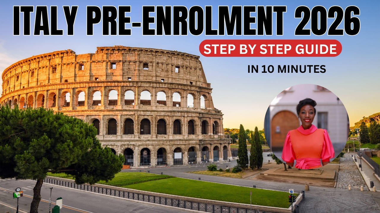 Italy pre-enrolment step by step guide 2026.