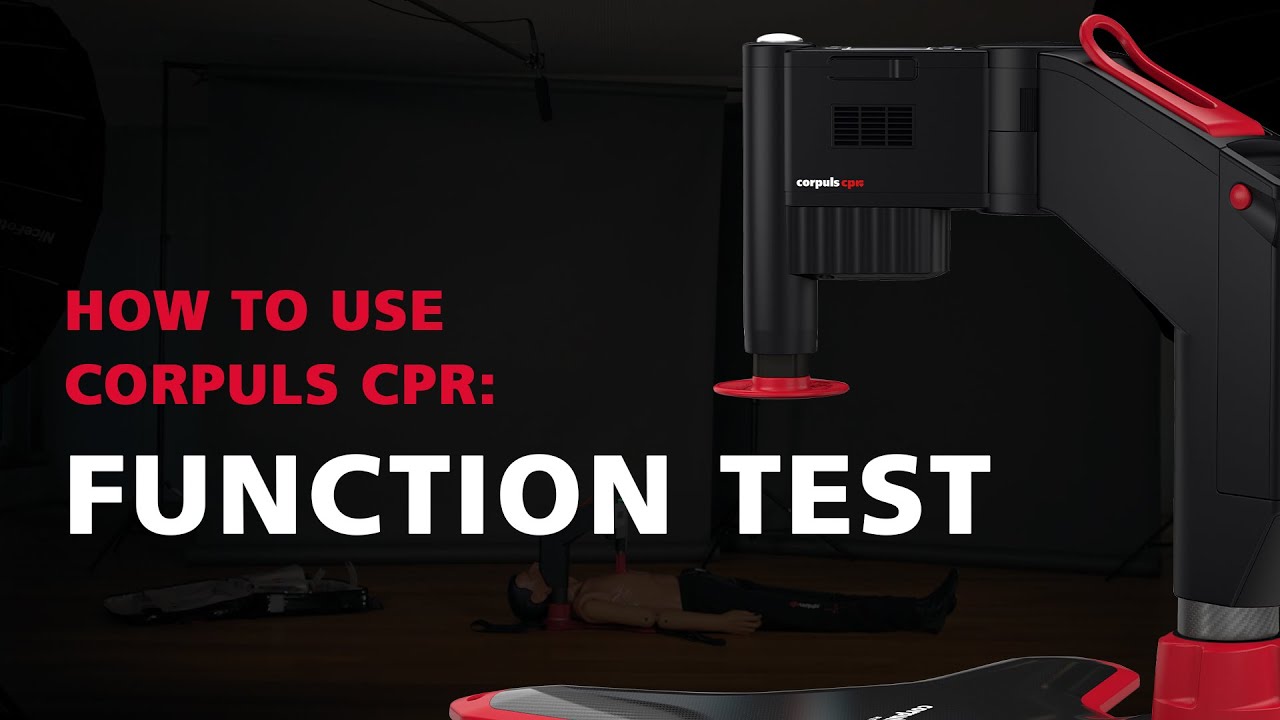 Tutorials by corpuls [en] How to use corpuls cpr: Function test