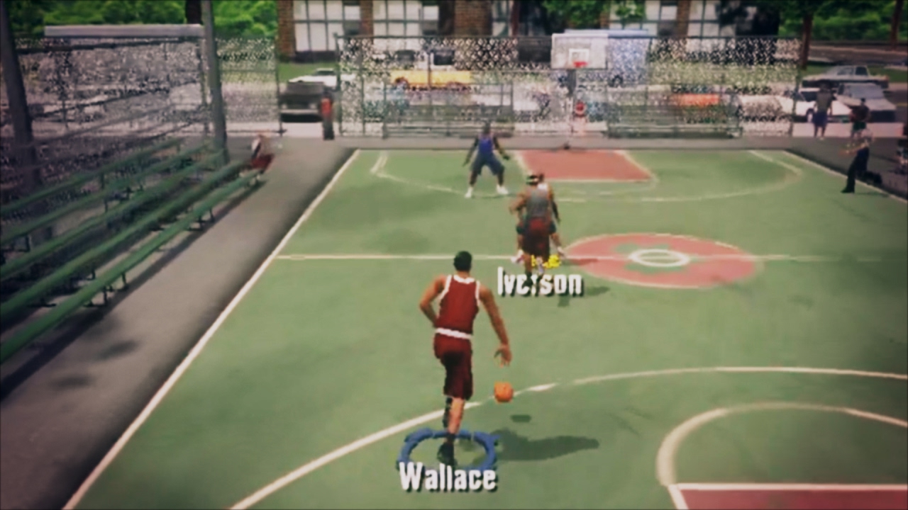 PLAYING NBA 2K3 ON THE PARK WITH NBA LEGENDS!!