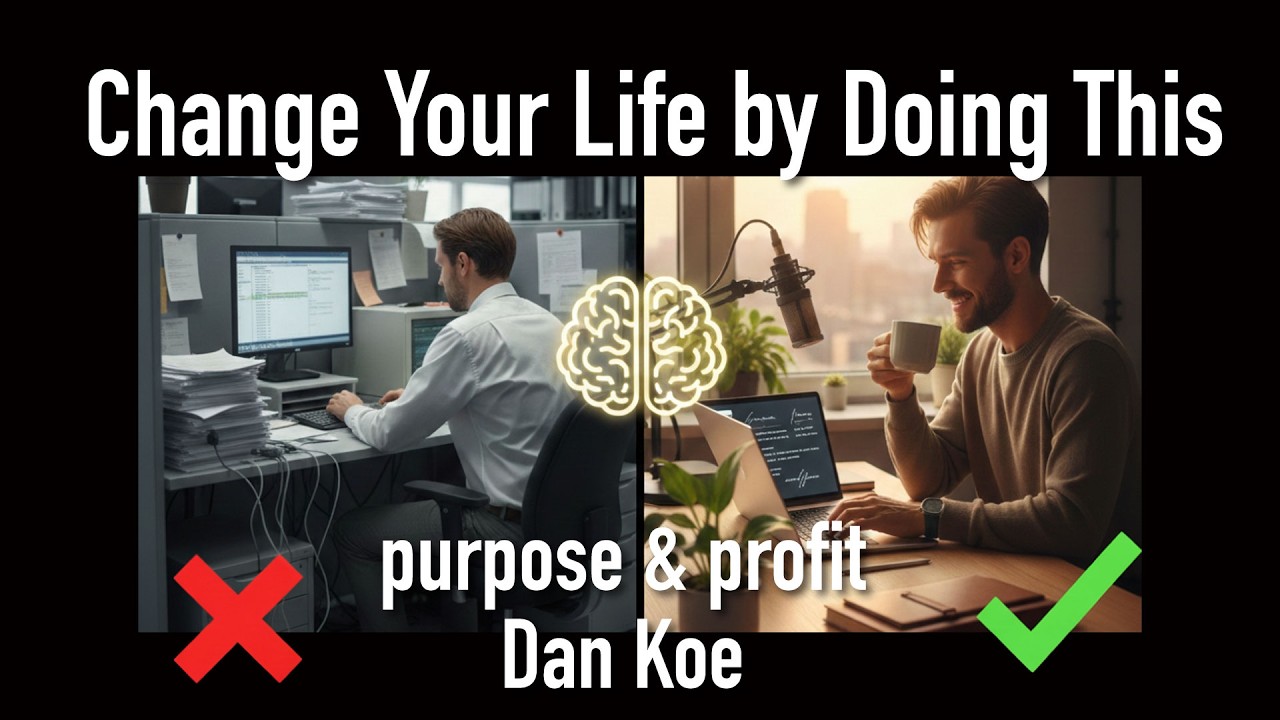 Change your life by doing this: Stop being a useful worker. Book Summary Purpose & Profit by Dan Koe