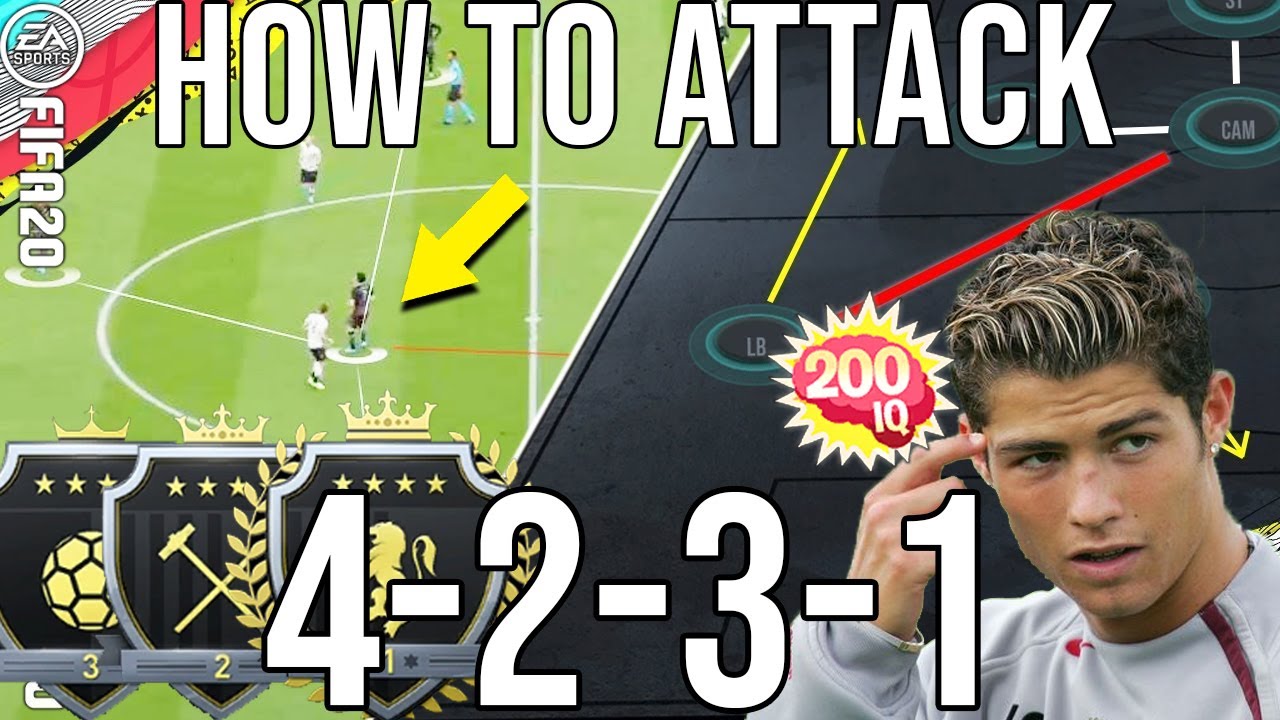 FIFA 20 - How to Attack with 4231 - In the Mind of an Elite Player (Eye Tracker & Thought Process)