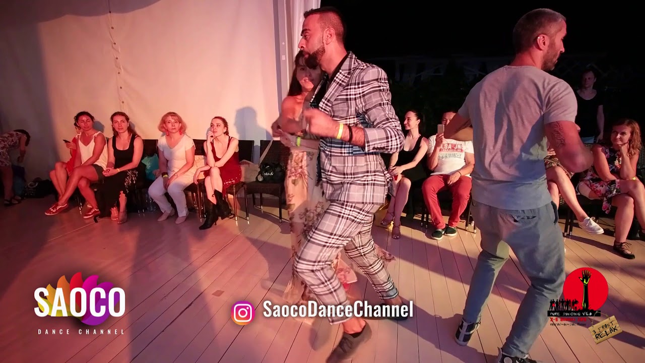 Talal Benlahsen and Irina Mihalkina Salsa Dancing in Malibu at The Third Front 2018, Sat 04.08.2018
