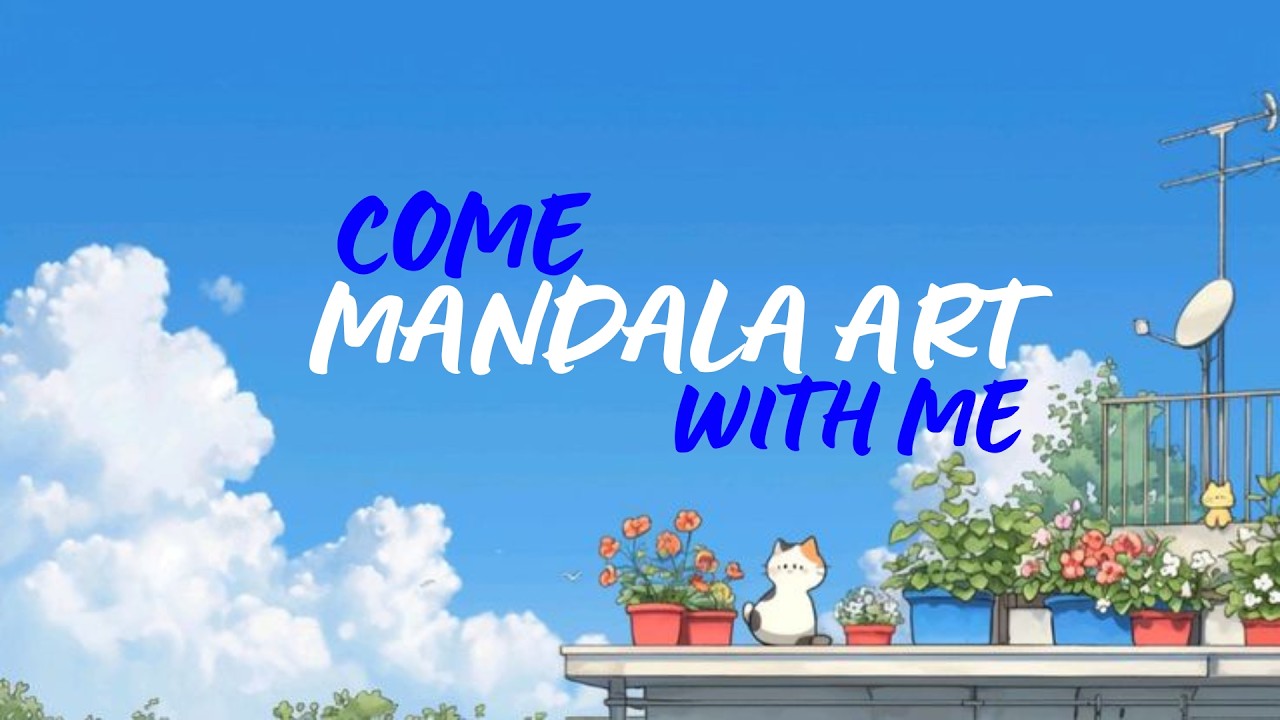 Colour with me I Mandala Art I Slow art moments #Colour #relaxing