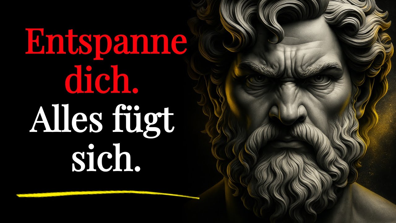 Hör auf, dir Sorgen zu machen, und sieh zu, wie sich alles zum Guten wendet – Stoische Philosophie.