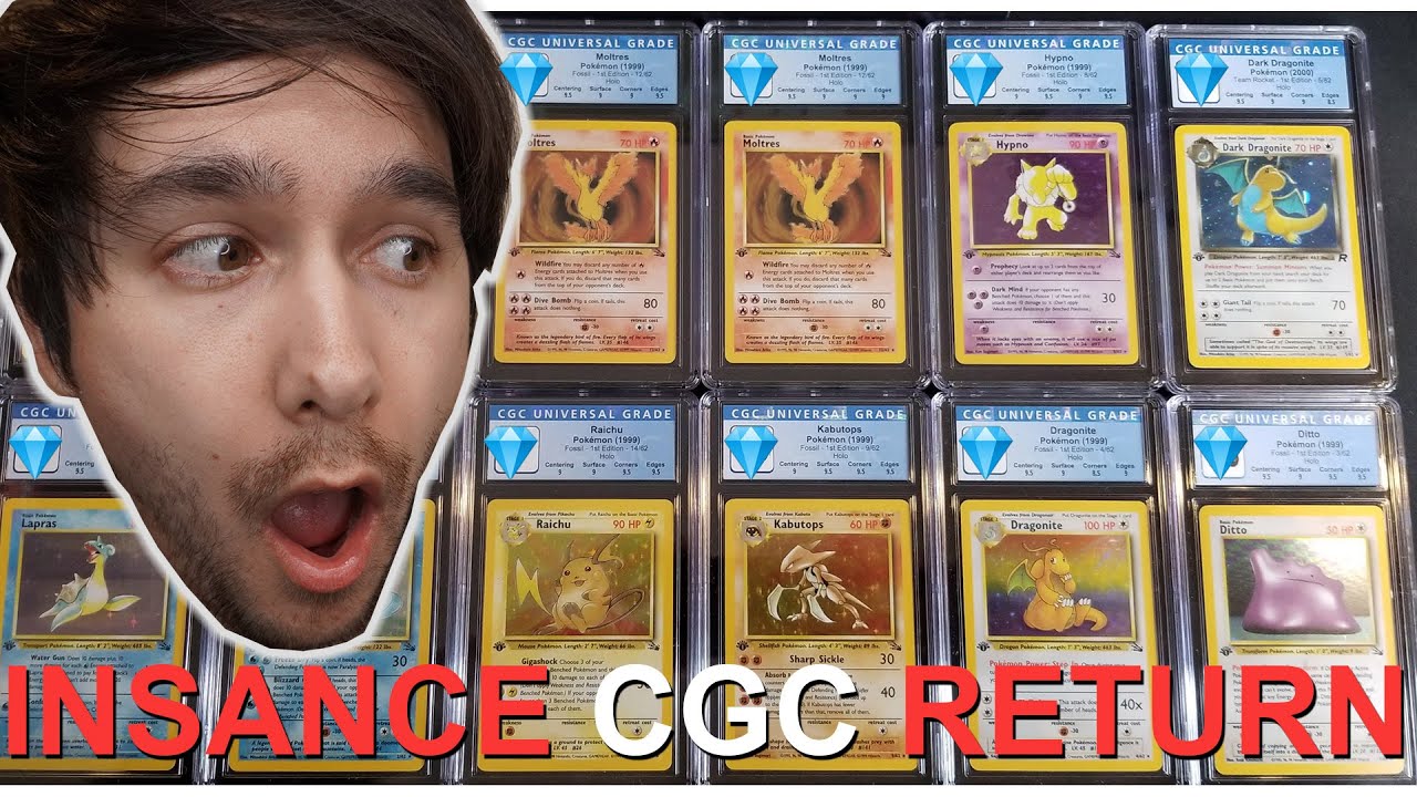 I Submitted All My 1st Edition Holo Pokemon Cards To CGC!