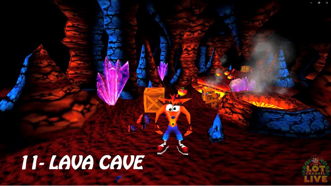 Crash Bandicoot Respun - Level 11 Lava Cave