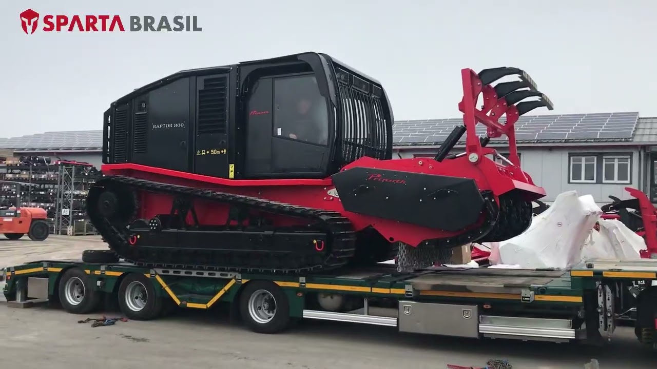 SPARTA BRASIL Prinoth Raptor 800: trituração florestal