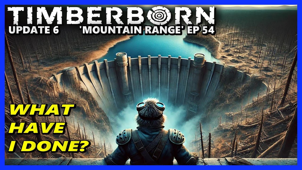 ГИГАПЛОТИНА ЗАВЕРШЕНА! .. Но какой ценой? - TIMBERBORN, обновление 6, HARD, эпизод 54