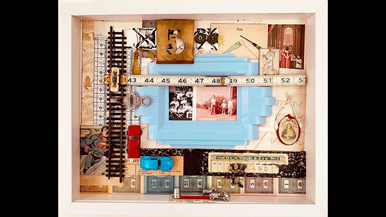 Found Object Assemblage Art   Time Lapse