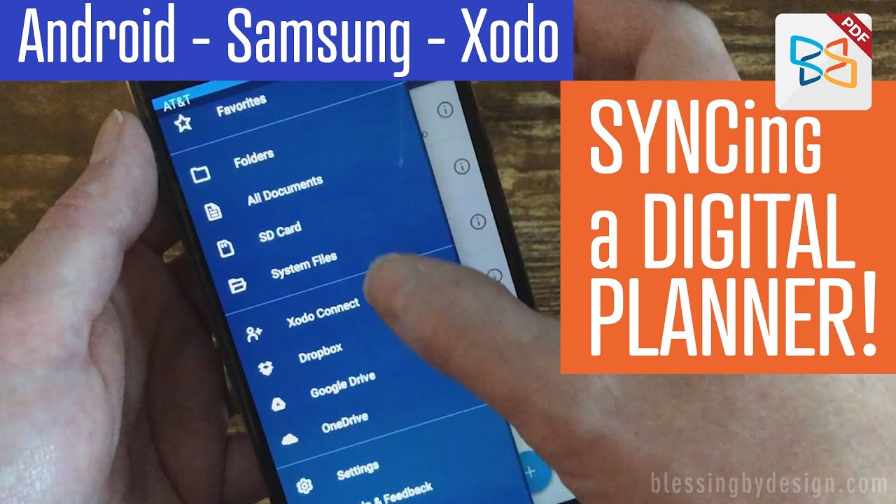 Digital Planner Tutorial - Syncing on Android OS, Xodo App, Samsung Galaxy Tablet