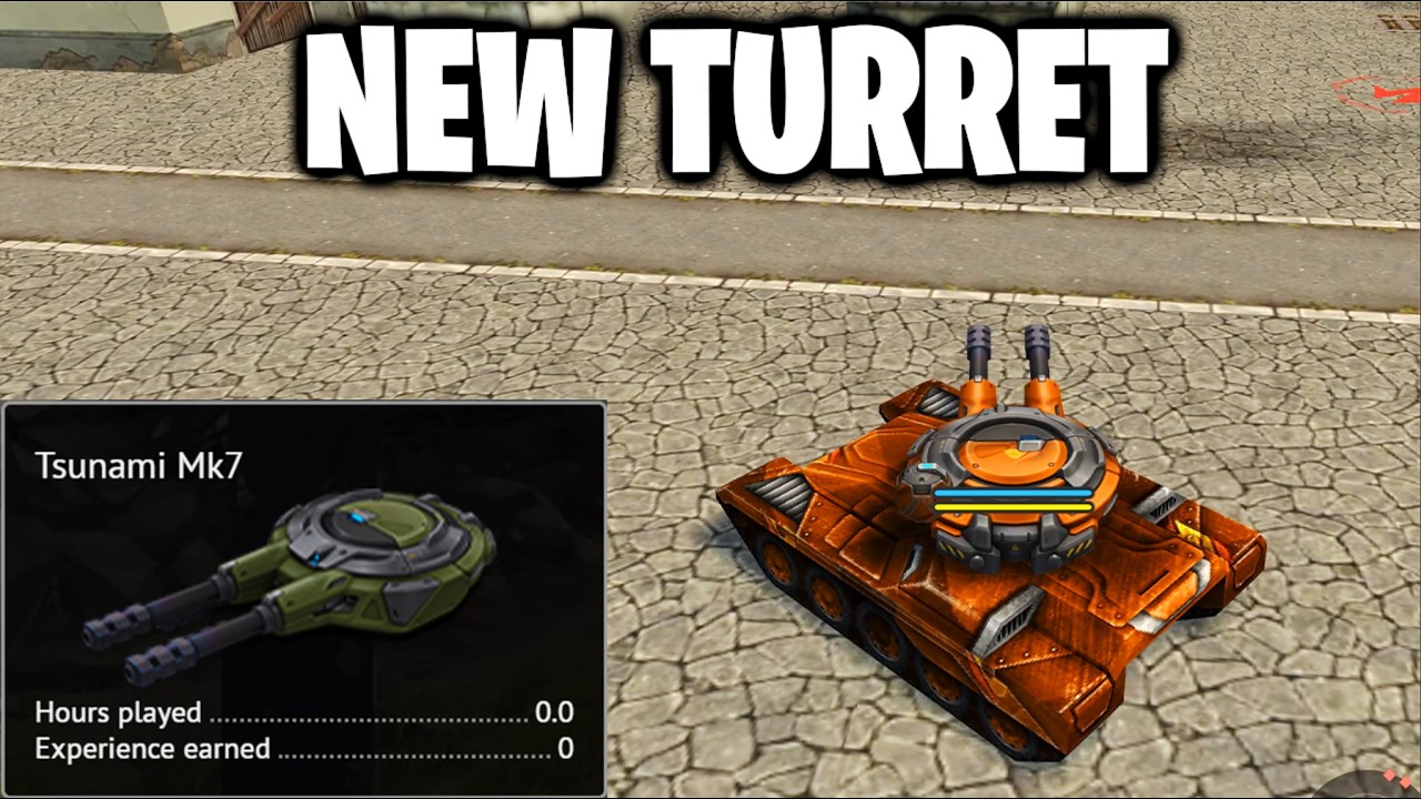 Tanki Online - NEW Tsunami Turret Review | First Looks & Gameplay!