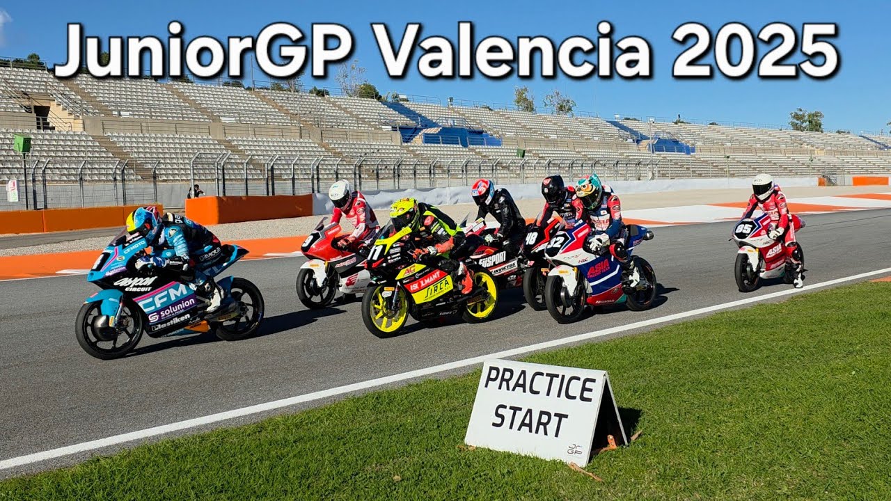 PRACTICE STARTS - JuniorGP Valencia 2025 Friday FP2