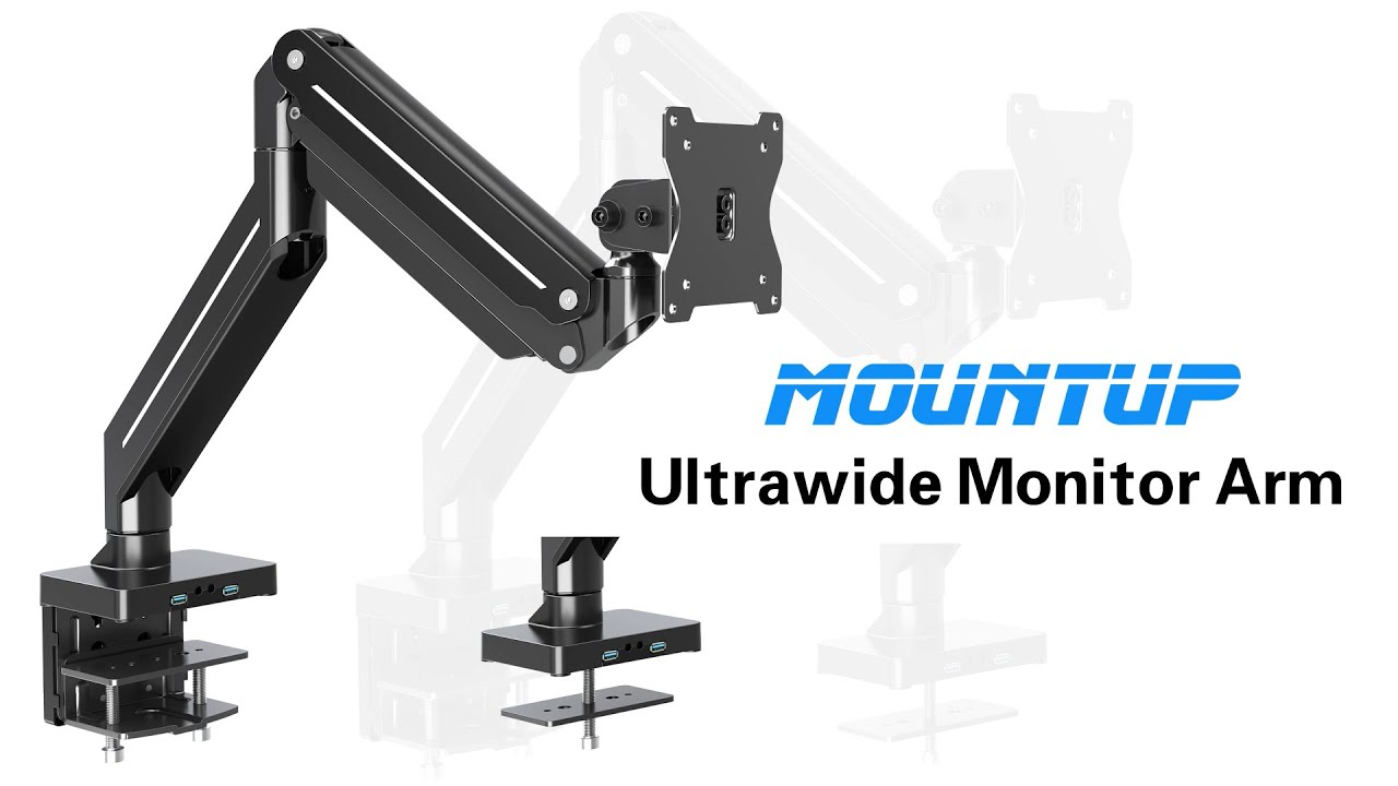 How to Install Ultrawide Single Monitor Desk Mount for 13'' to 42&rsquo;&rsquo; Monitors MU7003