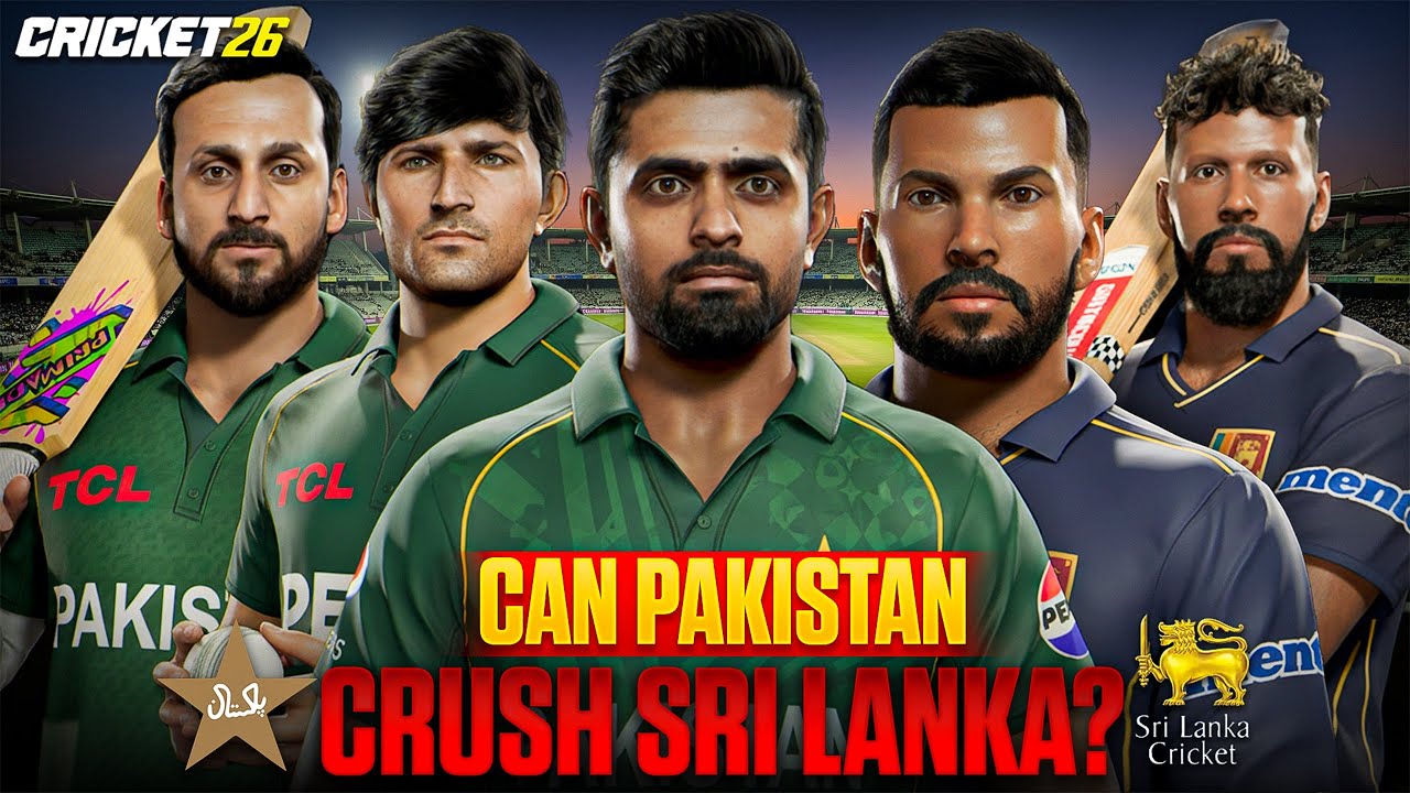 Can Pakistan DEFEAT Sri Lanka in 1st T20? | Cricket 26
