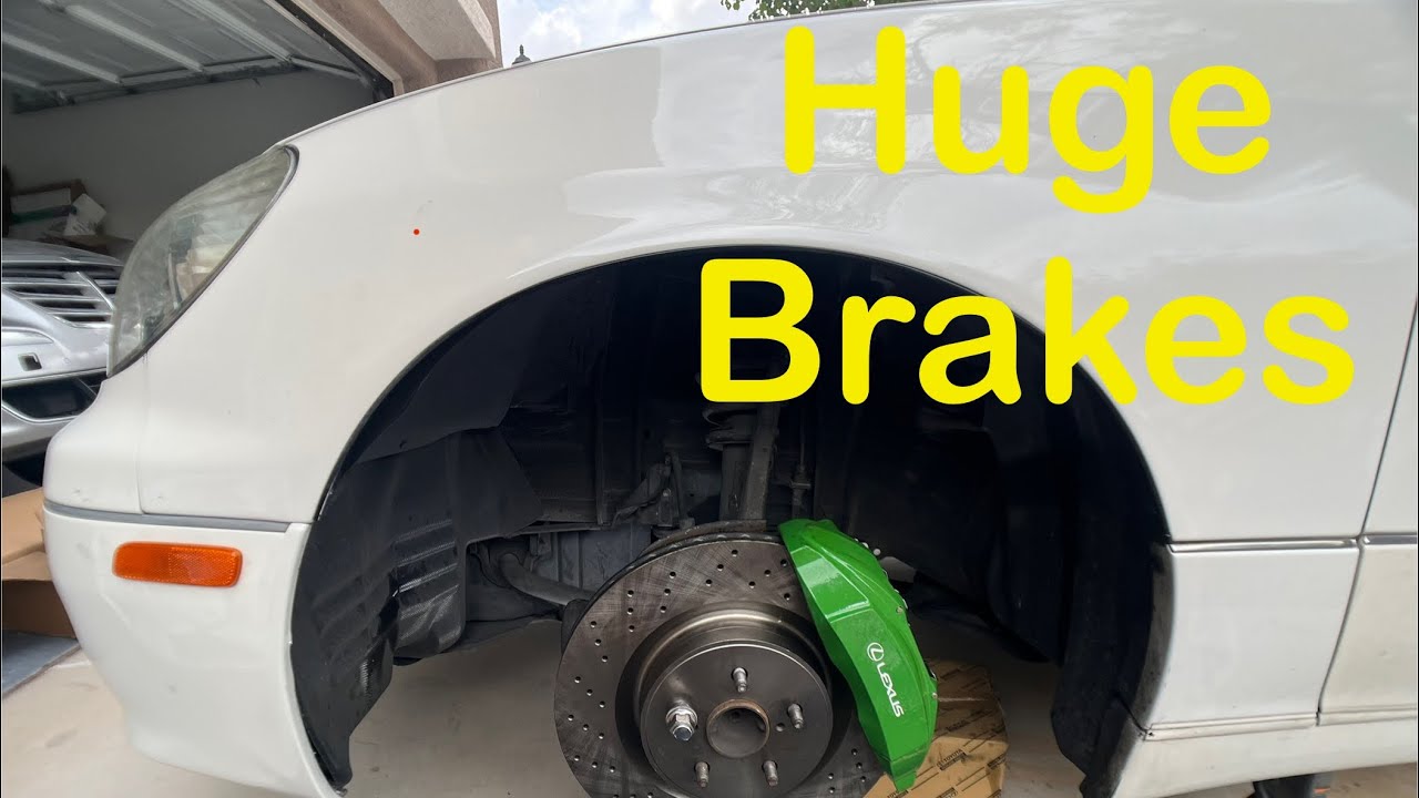 LS460 Caliper upgrade on 2nd Gen Lexus GS400. Big Brake install