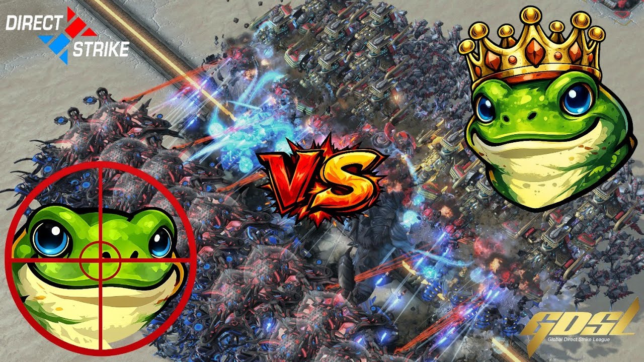 FrogLords vs Frog Hunters | Semi-Finals | StarCraft 2 Direct Strike | GDSL 3v3 Commanders Tournament