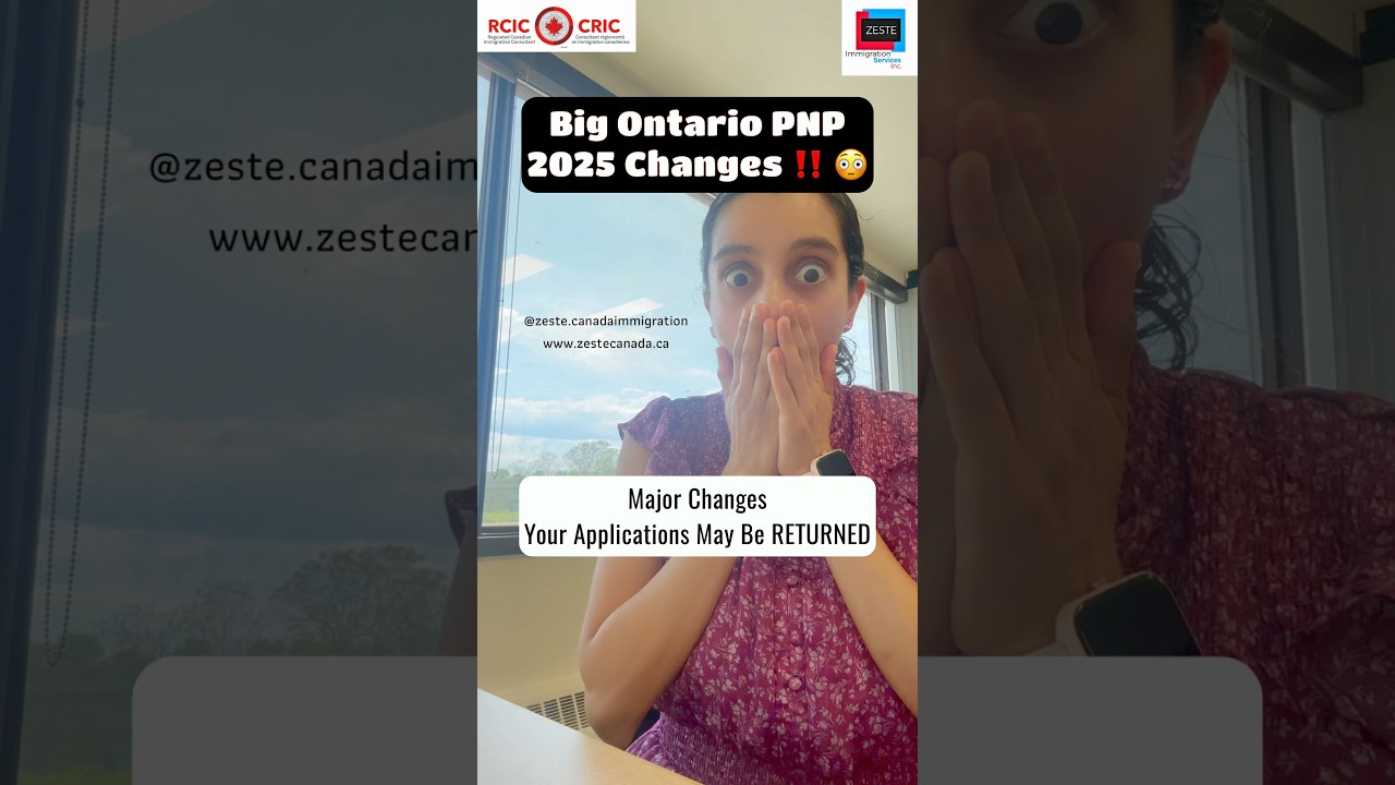 🚨 Ontario Immigration OINP Overhaul 2025! 🇨🇦