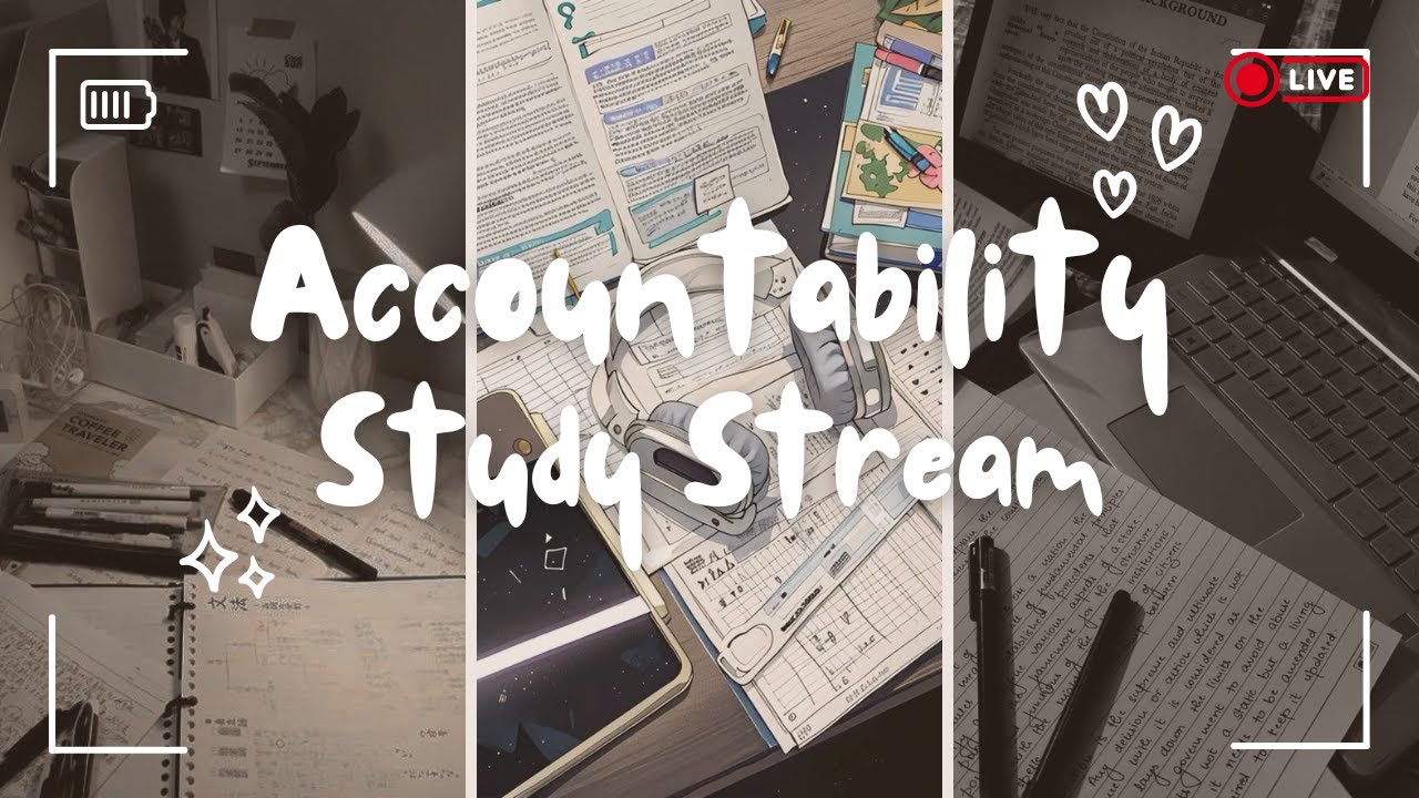 Background Study Stream | Stay Acountable With Me